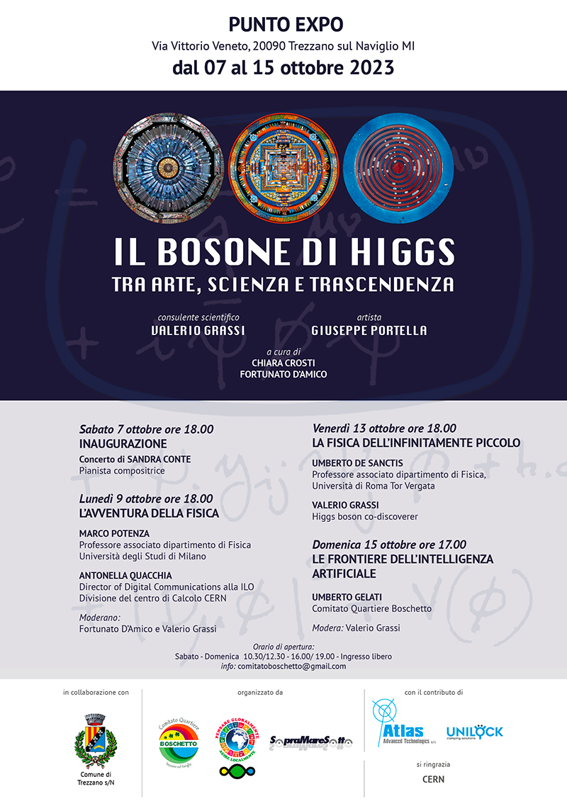 Trizano.  The Higgs boson between art, science and sublimation… Don’t miss it!  -mi-laurentegio.com