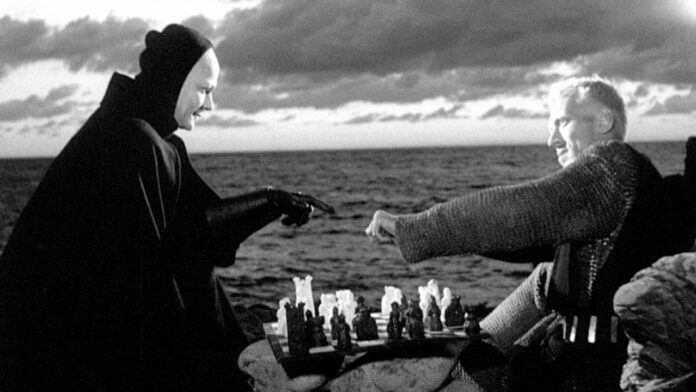 Una scena iconica de Il settimo sigillo di Ingmar Bergman
